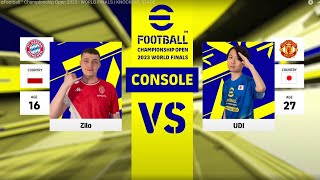 FINAL MUNDIAL DO EFOOTBALL  ZILO x UDI  CONSOLE [upl. by Collette]