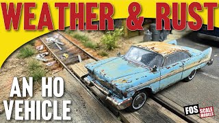 Weather amp Rust an HO Scale Car [upl. by Nitnerb774]