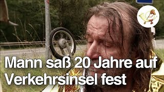 Mofabruch erlitten Mann saß 20 Jahre auf einsamer Verkehrsinsel fest Postillon24 [upl. by Avla]