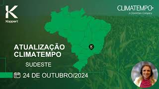 Previsão do tempo Sudeste  241024  Koppert amp Climatempo [upl. by Acinyt904]