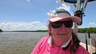 08202024 Candie and Virgil Fishing on Estero Angry Angler Fishing Boat [upl. by Figueroa]