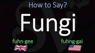 How to Pronounce Fungi  British Vs American Pronunciation [upl. by Merta]