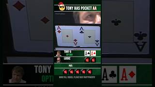 Tony G has Pocket Aces😎 poker [upl. by Tillman]