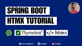 Spring Boot Thymeleaf HTMX Tutorial [upl. by Alford796]