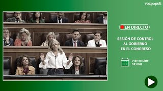 🔴 EN DIRECTO  Sesión de control al Gobierno en el Congreso de los Diputados [upl. by Enirroc]