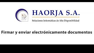 eDoc Manager  Firmar y enviar electrónicamente documentos [upl. by Eahcim]