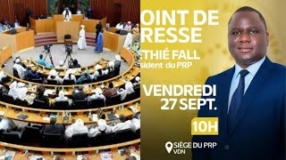 ⛔️Direct Conférence de Presse Dethié Fall  Élections 2024 [upl. by Amliw569]