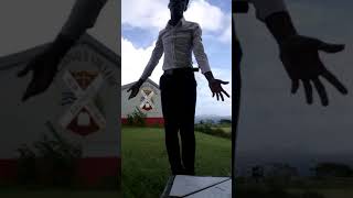 Kemon herry sings the school song of Mac Donald College  Grenada 🇬🇩 sports [upl. by Anej]