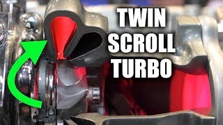 Twin Scroll Turbocharger  Explained [upl. by Ecitnerp488]