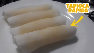 COMO FAZER TAPIOCA COM MASSA PRONTA  TAPIOCA FÁCIL E RÁPIDA  TAPIOCA DE FRIGIDEIRA [upl. by Ynatsed156]