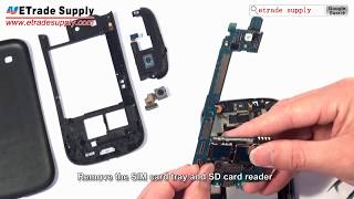 Samsung Galaxy S3 i9300 disassembly [upl. by Aisayn488]