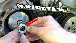 How To Put Back Or Remove 50ccm Scooter Speed Restrictor [upl. by Louisa414]