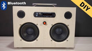 DIY Bluetooth Boombox Speaker  How To Make Bluetooth Boombox Speaker [upl. by Uta]