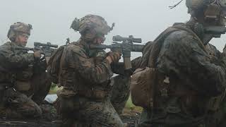 US Marines of 35 on the Range at Camp Fuji IndoPacific [upl. by Latyrc]