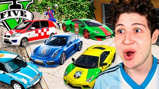 ROBANDO COCHES de FUTBOLISTAS en GTA 5 🚘⚽️ Mods [upl. by Hanny]