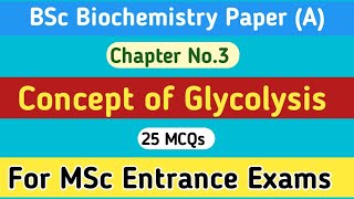 glycolysis mcq  mcq on glycolysis  school of biology mcq [upl. by Walliw]