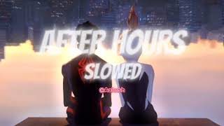 After Hours  The Weekend  Slowed  Reverb   Aesthetic [upl. by Yknarf55]