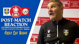 PostMatch Reaction Cornard United FC H  FA Cup  With Steve Castle [upl. by Romina]