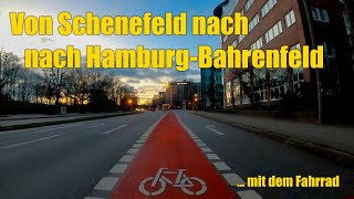 Mit dem Fahrrad von Schenefeld nach HamburgBahrenfeld [upl. by Weathers797]