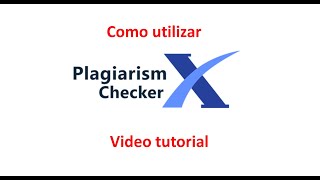 Tutorial  como usar plagiarism X [upl. by Assennav561]