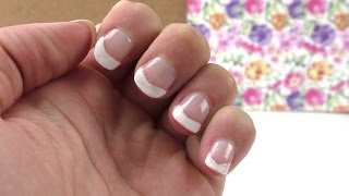 Nageldesign Frenchnails selber machen  DIY Nails  ganz einfach amp für Anfänger  Maniküre [upl. by Areht648]