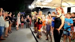 Mini Disco Billys Animation Team Clup song Blue Bay Hotel Rhodes 2012 [upl. by Nnaed]