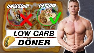 Low Carb DÖNER ROLLE mit 150g Protein 😱 Das BESTE Fitness Rezept zum Abnehmen [upl. by Race]