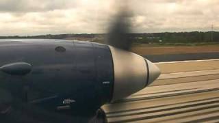 Delta Airlines Mesaba Saab 340 takeoff Atlanta GA [upl. by Abie]