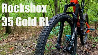 Rockshox 35 Gold RL Review [upl. by Ojela]