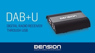 Dension DABU DBU3GEN  Unboxing Installation and Usage [upl. by Horgan]