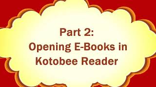 Installing and Using Kotobee Reader [upl. by Muncey]