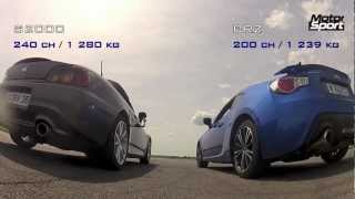 Drag race  Subaru BRZ VS Honda S2000 Motorsport [upl. by Dreddy]