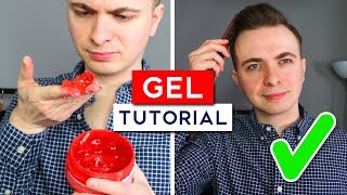 How To Use Hair Gel For Men  the best way to use hair gel [upl. by Lissak]