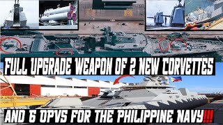 Philippine Navy Prepares to Receive 2 New Corvettes and 6 OPVs Equipped with Close In WeaponsCIWS [upl. by Longmire]