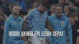 Rodri Akhiri Premier League Lebih Cepat mancity [upl. by Krakow43]