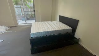 IKEA MALM bed with 4 storage box and LONSET slat [upl. by Yeneffit]