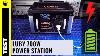 LUBY Portable Powerstation 700W  Test  Teardown [upl. by Grefer]