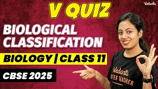 Biological Classification  V Quiz  Class 11 Biology  CBSE 2025  Nivetha Maam [upl. by Anabella921]