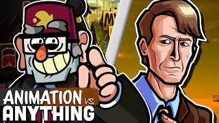 Grunkle Stan vs Saul Goodman  Rap Battle ANIMATION VS ANYTHING CH II [upl. by Sivla]