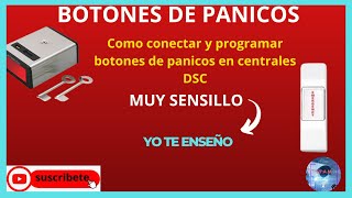 COMO realizar la conexión y programación de botones de pánicos tanto de llave como 😄😄 emergencia 🚑🚑 [upl. by Esinehc]