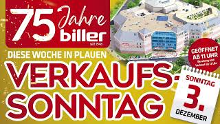 Verkaufsoffener Sonntag am 03 Dezember 2023 bei Biller in Plauen [upl. by Harras]