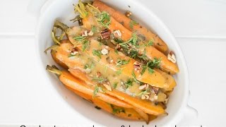 Crockpot honey orange and herb glazed carrots [upl. by Ardme414]