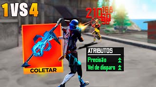 A NOVA MP40 ATRIBUTADA VAI TE IMPRESSIONAR NESSA PARTIDA SOLO VS SQUAD FREE FIRE MOBILE [upl. by Sully]