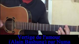 Vertige de lamour Alain Bashung cover guitare voix 1981 [upl. by Rebbecca]