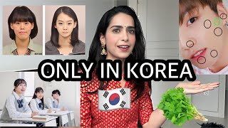 🇰🇷5 INTERESTING FACTS ABOUT KOREA crazy beauty standards washing hair student superstitions ✨ [upl. by Annavoig]