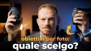 MAI PIÙ quello SBAGLIATO Ecco come SCEGLIERE un OBIETTIVO per FOTO e VIDEO  Mai più un ERRORE [upl. by Aanas]