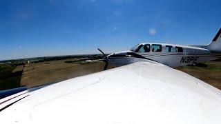 Baron 58 Post Ironman and USA Swim flight [upl. by Haddad]