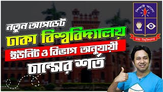 ঢাকা বিশ্ববিদ্যালয় ভর্তি ২০২৪  চান্সের শর্ত  DU Admission 2024  DU Circular 2024 Update [upl. by Ochs]