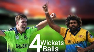 Lasith Malingas FourBall 4 Wicket HatTrick  4 In 4 lasithmalinga malinga viral [upl. by Llehsram]