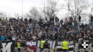 Zezanjeeee   Grobari u Kragujevcu 08032014 [upl. by Suoivatra]